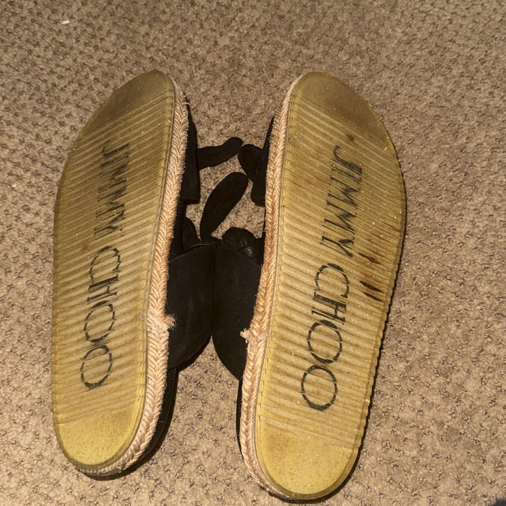 Jimmy Choo Nixon Suede Slides - Picture 5 of 5